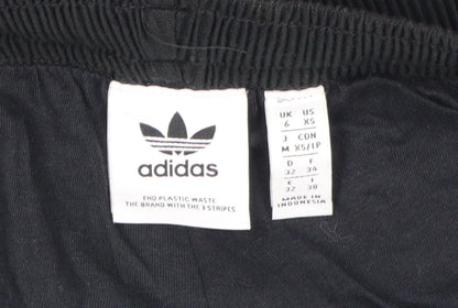 Womens UK Size XS adidas Relaxed Fit Jogger Black Trousers