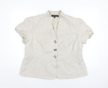 Nine West Women's Beige Blazer Size 18 Plus Classic