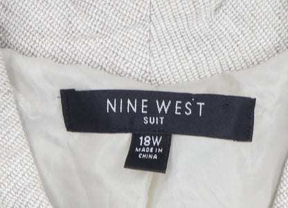 Nine West Women's Beige Blazer Size 18 Plus Classic
