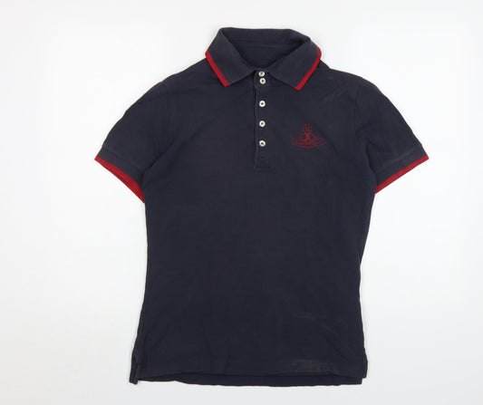 Vivienne Westwood Men's Blue Polo M, Designer Style