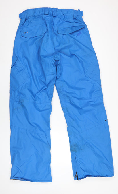 Shredz Men's Blue Snow Pants - L, Waterproof & Breathable