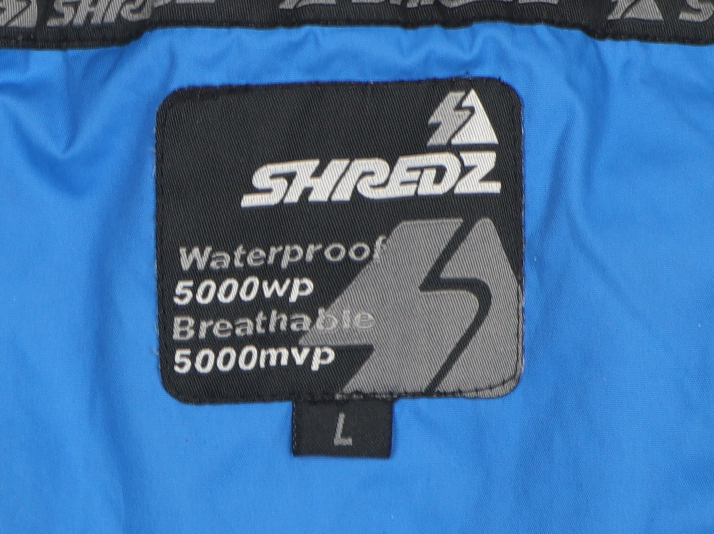 Shredz Men's Blue Snow Pants - L, Waterproof & Breathable