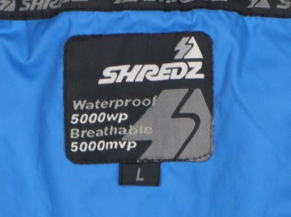 Shredz Men's Blue Snow Pants - L, Waterproof & Breathable