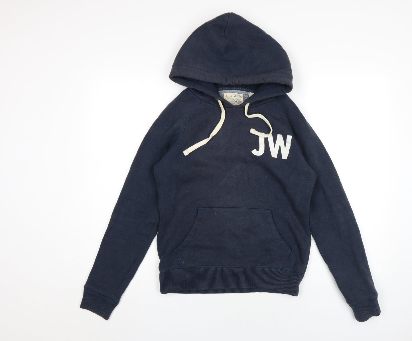 Womens UK Size 8 Jack Wills Blue Hoodie Hoodie