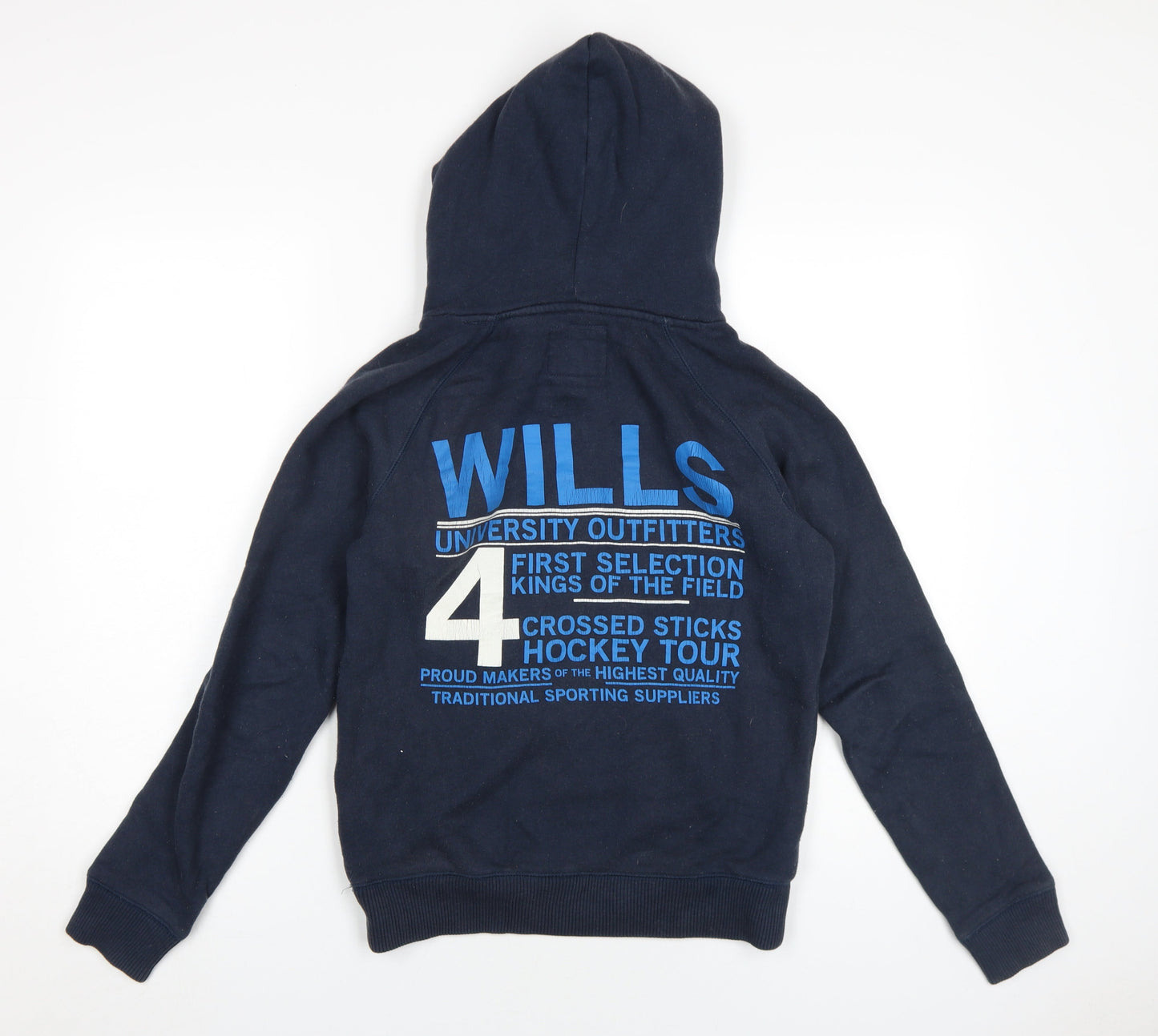Womens UK Size 8 Jack Wills Blue Hoodie Hoodie