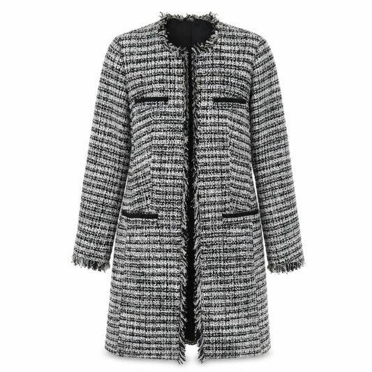 Womens UK Size 10 Kaleidoscope Multicoloured Overcoat