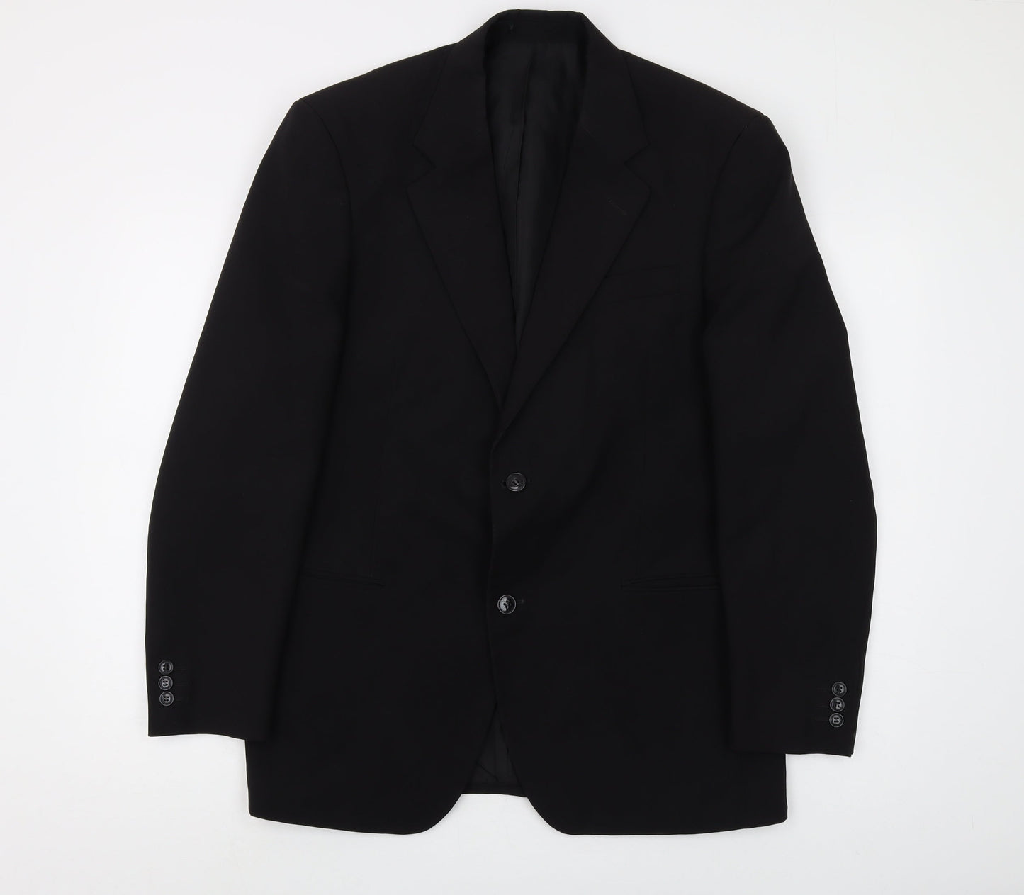 Mens UK Size 38 Farah Regular Black Suit Jacket