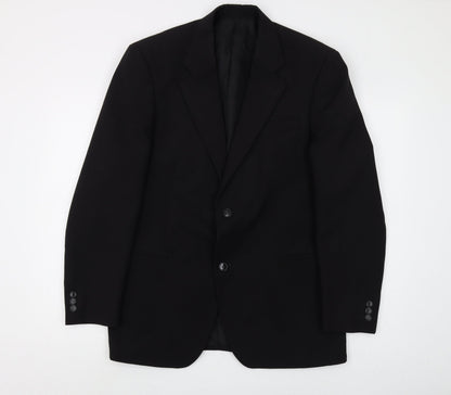 Mens UK Size 38 Farah Regular Black Suit Jacket