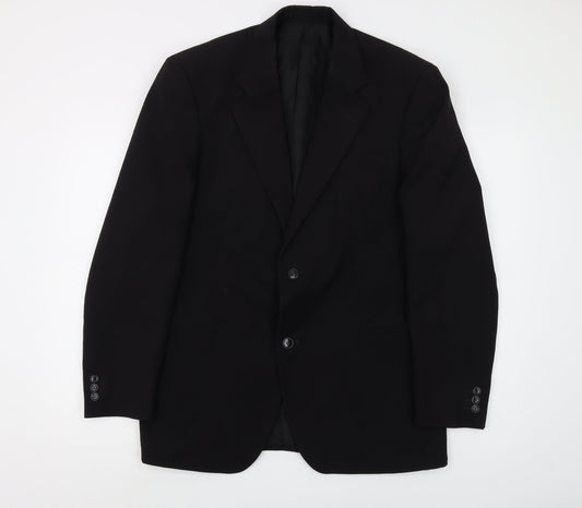 Mens UK Size 38 Farah Regular Black Suit Jacket