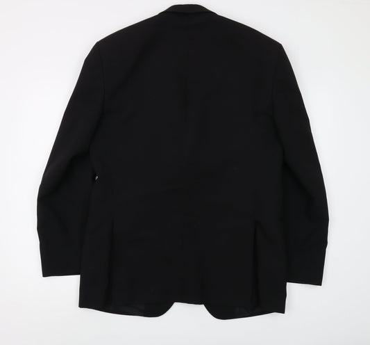 Mens UK Size 38 Farah Regular Black Suit Jacket