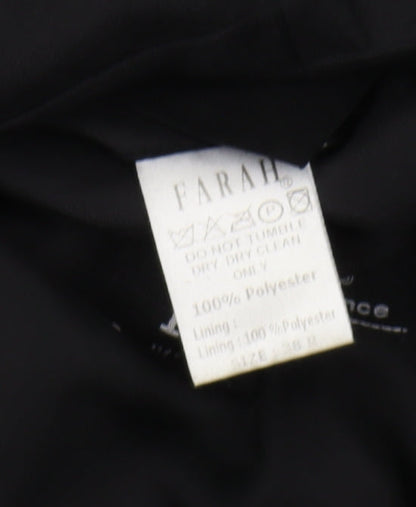 Mens UK Size 38 Farah Regular Black Suit Jacket
