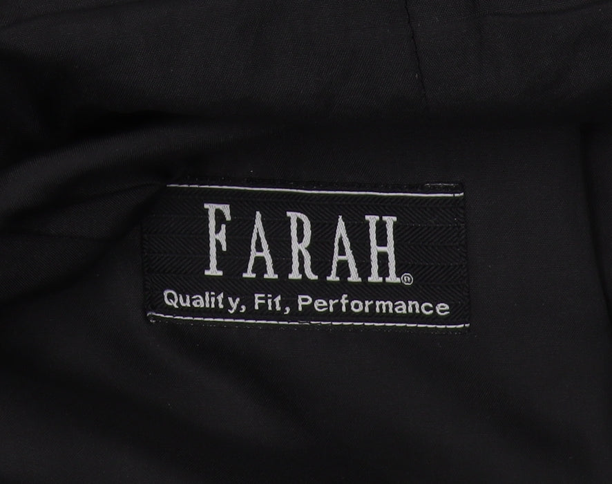 Mens UK Size 38 Farah Regular Black Suit Jacket