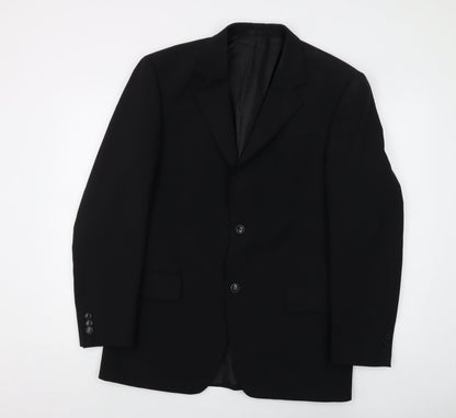 Mens UK Size 38 Farah Regular Black Suit Jacket