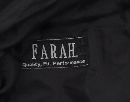 Mens UK Size 38 Farah Regular Black Suit Jacket