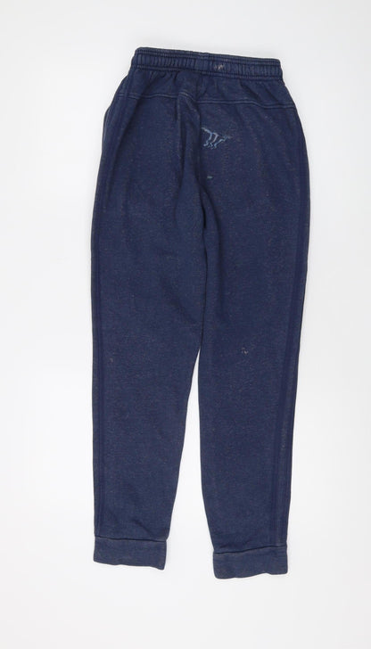 Unisex Adultss UK Size XS adidas Regular Fit Jogger Blue Trousers