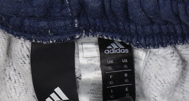 Unisex Adultss UK Size XS adidas Regular Fit Jogger Blue Trousers