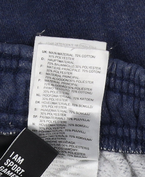 Unisex Adultss UK Size XS adidas Regular Fit Jogger Blue Trousers