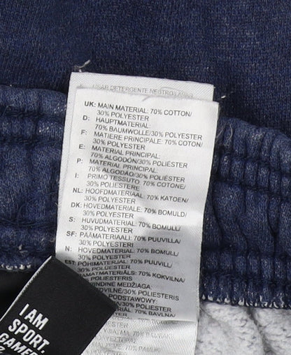 Unisex Adultss UK Size XS adidas Regular Fit Jogger Blue Trousers
