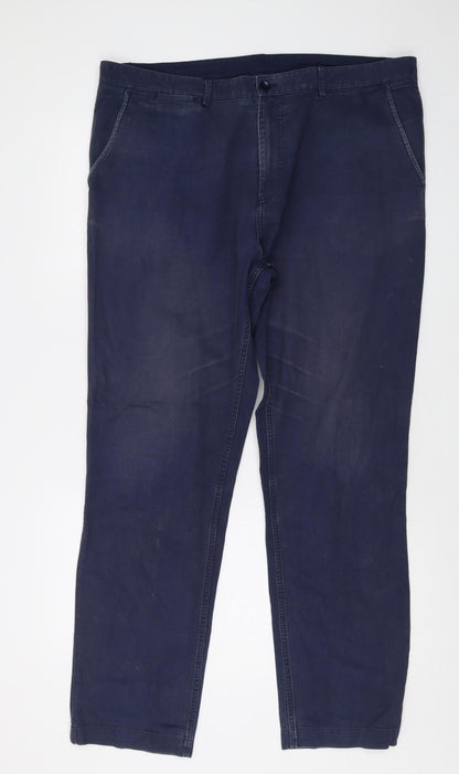 Fred Perry Men's Blue Trousers, Size 38, Regular Fit
