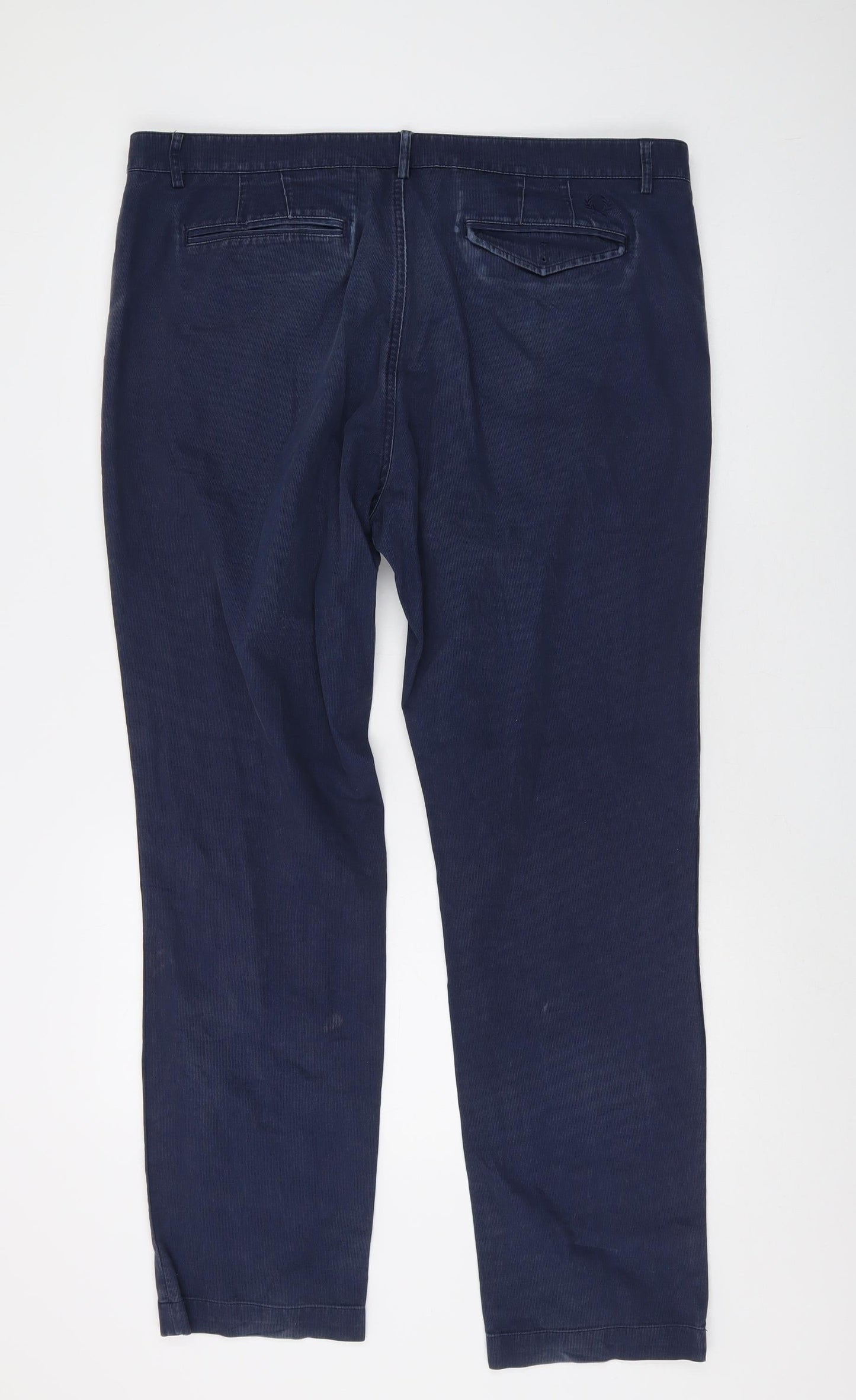 Fred Perry Men's Blue Trousers, Size 38, Regular Fit