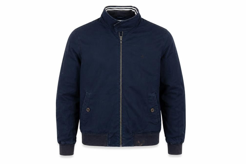 Mens UK Size M Penguin Blue Bomber Jacket