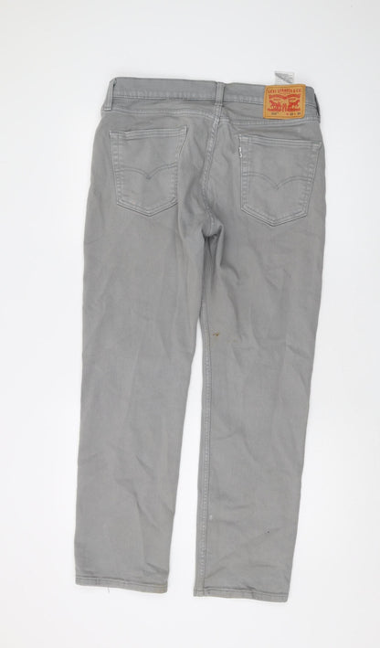 Levi's Men's Grey Straight Jeans Size 33