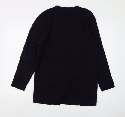 Jaeger Women's Black V-Neck Cardigan - Size 34