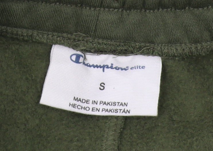 Mens UK Size S Champion Regular Fit Jogger Green Trousers