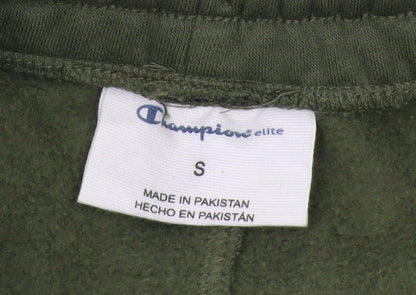 Mens UK Size S Champion Regular Fit Jogger Green Trousers