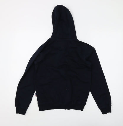 U.S. Polo Assn. Boys Black L Hoodie with Full Zip