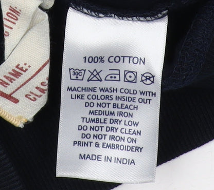 U.S. Polo Assn. Boys Black L Hoodie with Full Zip