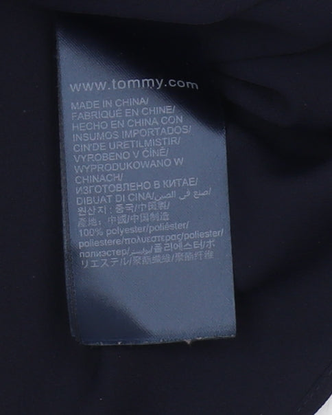 Womens UK Size 2 Tommy Hilfiger Blue Basic Blouse
