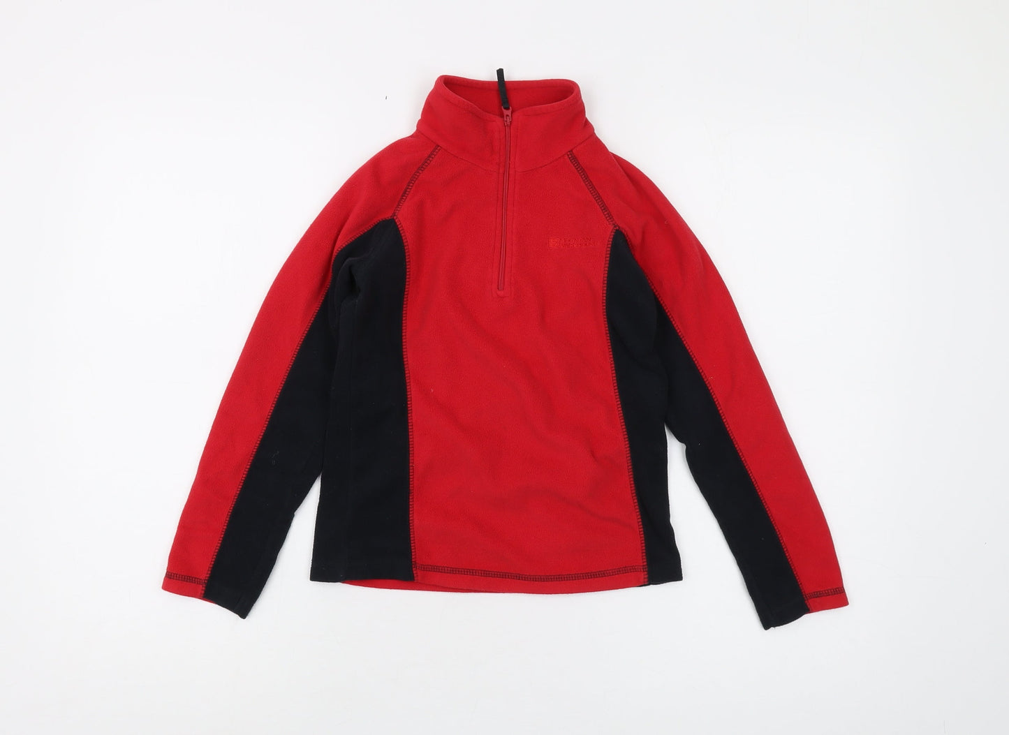 Mountain Warehouse Boys Red Fleece Zip Sweatshirt 9-10 Years Outdoor