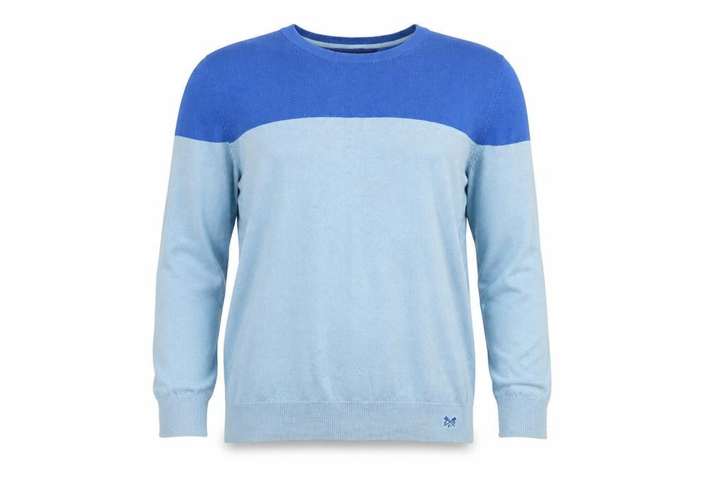 Crew Clothing Blue Jumper Size 12 Crew Neck