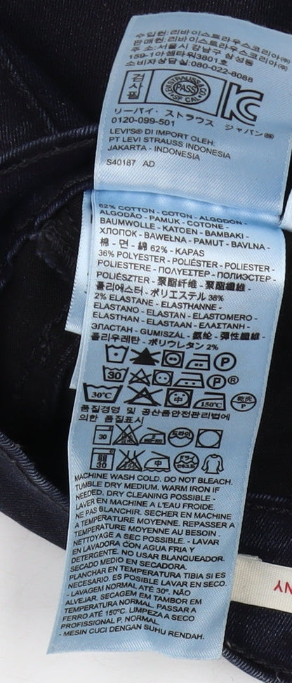 Levi's Women's Black Super Skinny Jeans Size 4 Slim