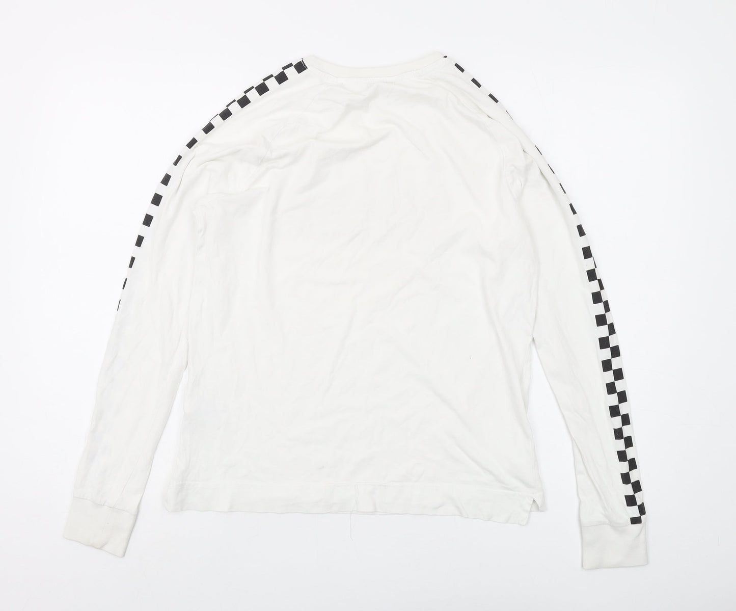 H&M Boys' White Graphic Long Sleeve T-Shirt 12-14Y