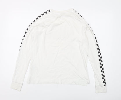 H&M Boys' White Graphic Long Sleeve T-Shirt 12-14Y