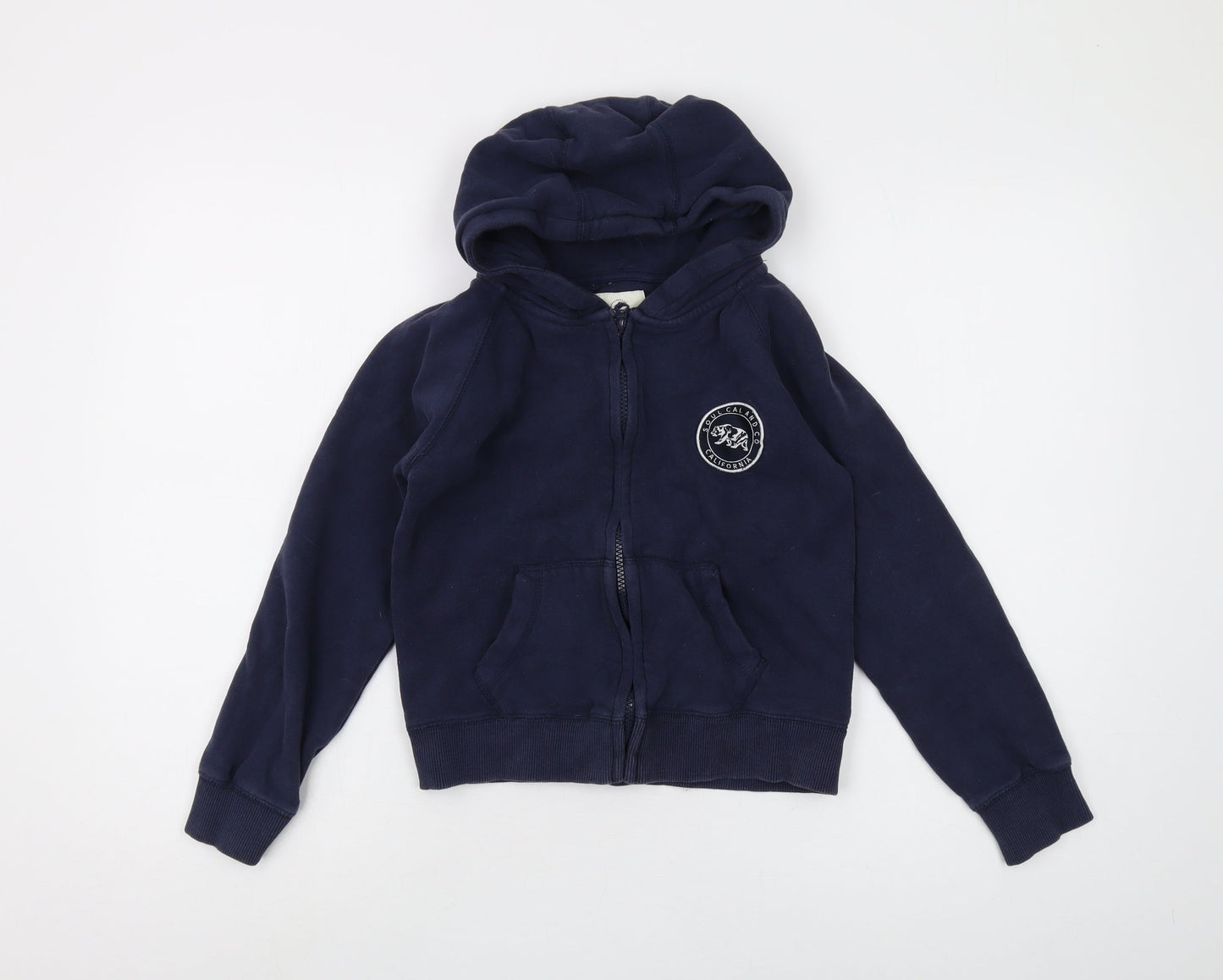 SoulCal & Co Boys Blue Full Zip Regular Fit Hoodie
