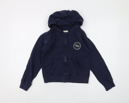 SoulCal & Co Boys Blue Full Zip Regular Fit Hoodie