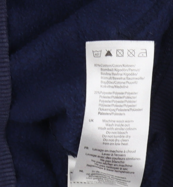 SoulCal & Co Boys Blue Full Zip Regular Fit Hoodie