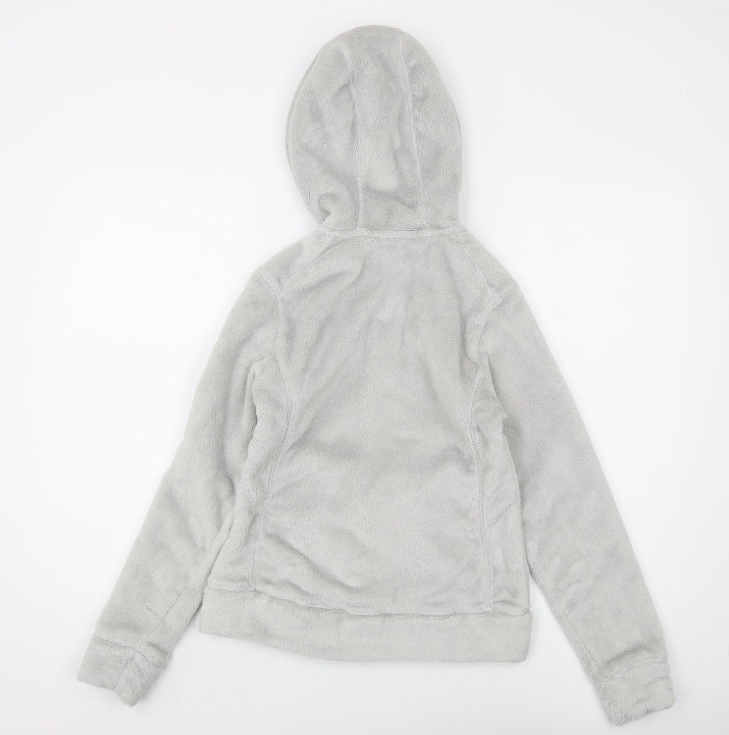 Decathlon Girls Grey Fleece Full Zip Hoodie 14 Years