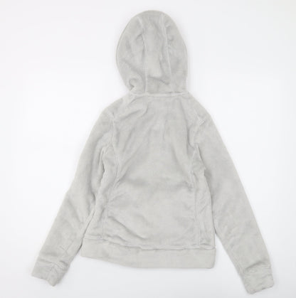 Decathlon Girls Grey Fleece Full Zip Hoodie 14 Years