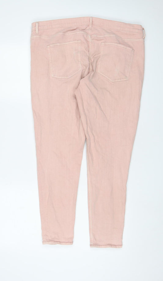 Red Herring Women's Pink Skinny Jeans Size 16