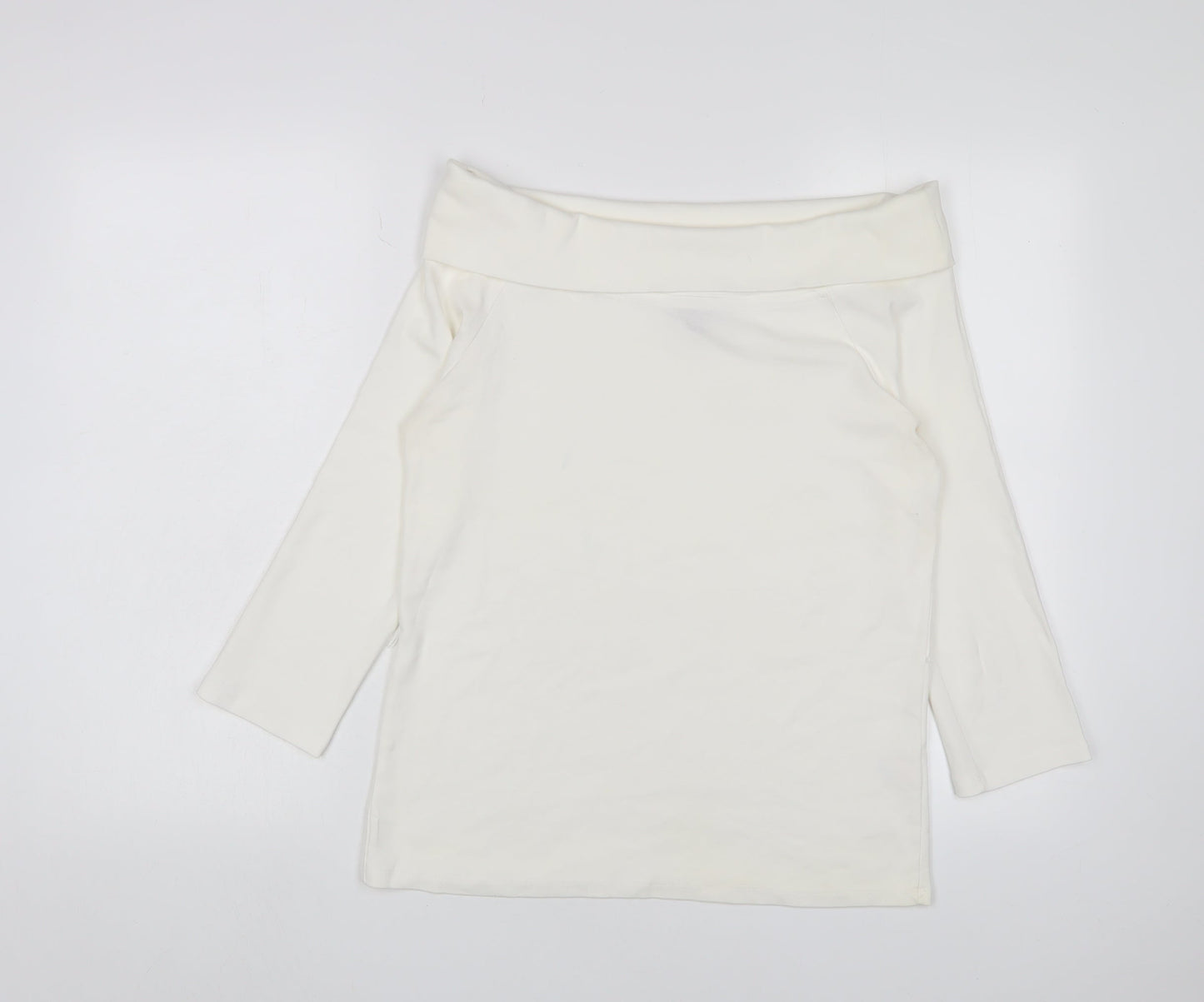 Womens UK Size 16 Monsoon White Basic Blouse