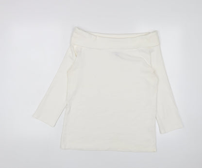 Womens UK Size 16 Monsoon White Basic Blouse