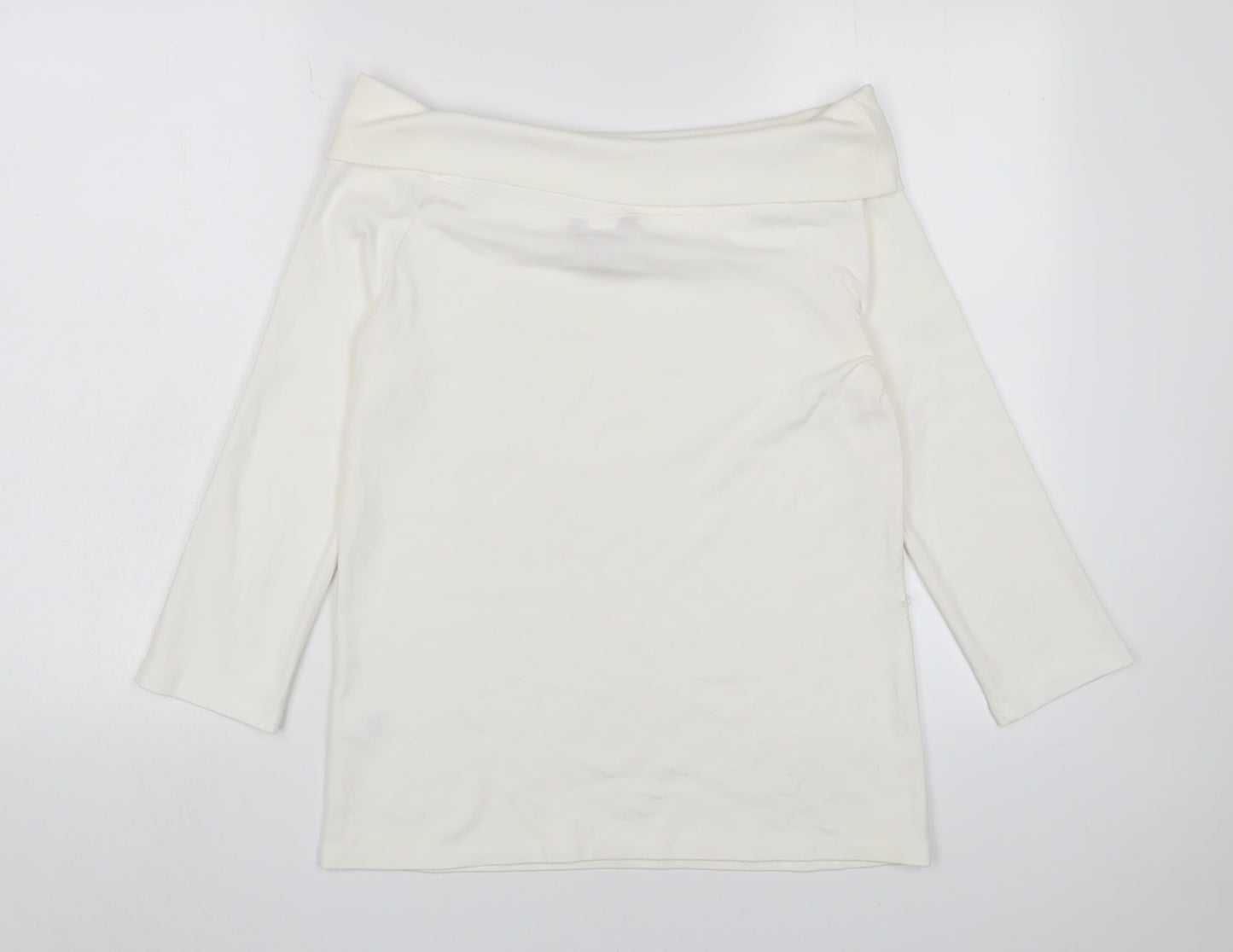 Womens UK Size 16 Monsoon White Basic Blouse