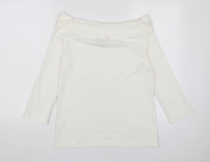 Womens UK Size 16 Monsoon White Basic Blouse
