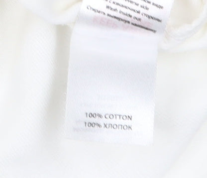 Womens UK Size 16 Monsoon White Basic Blouse