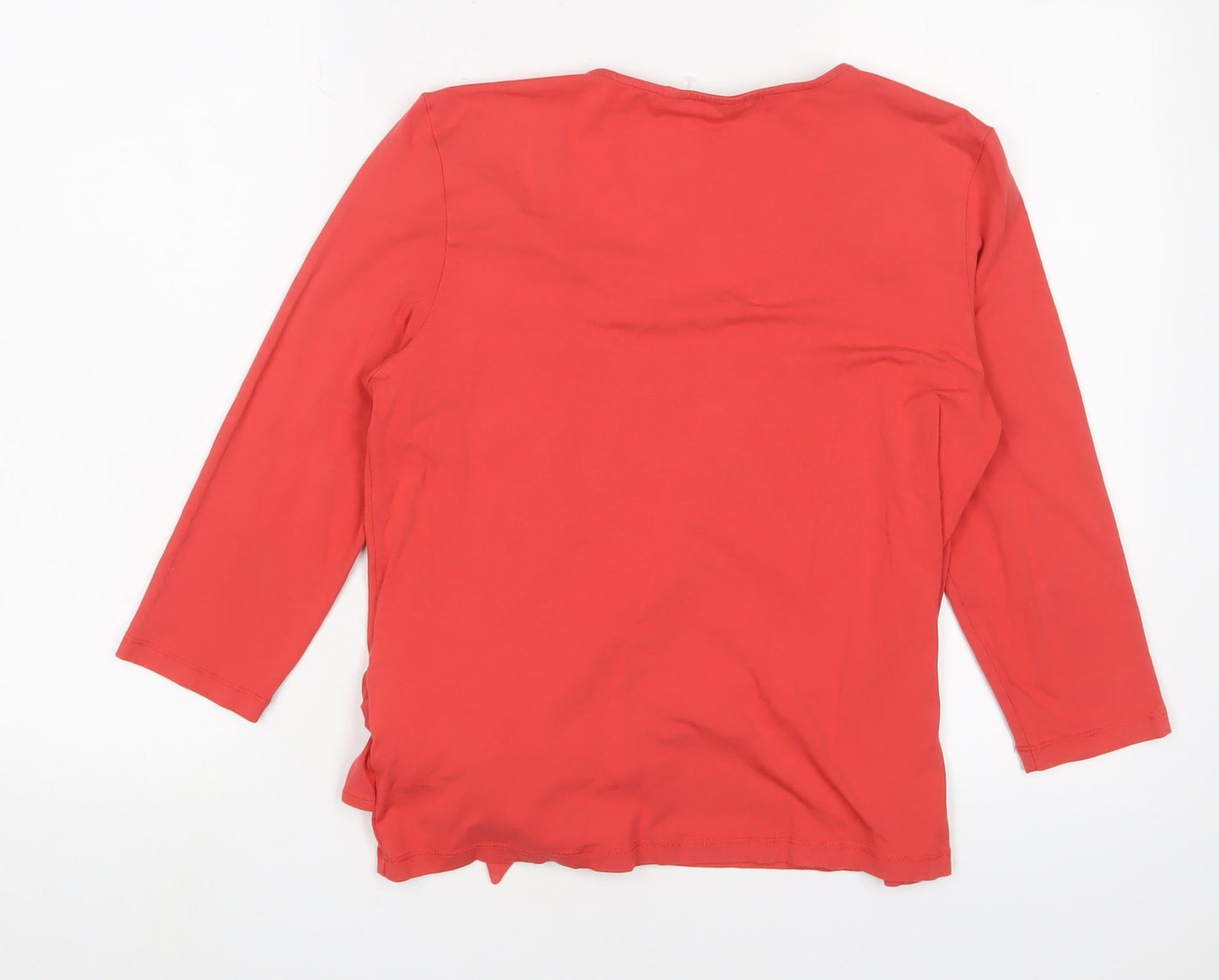 Womens UK Size M Lakeland Red Wrap Wrap