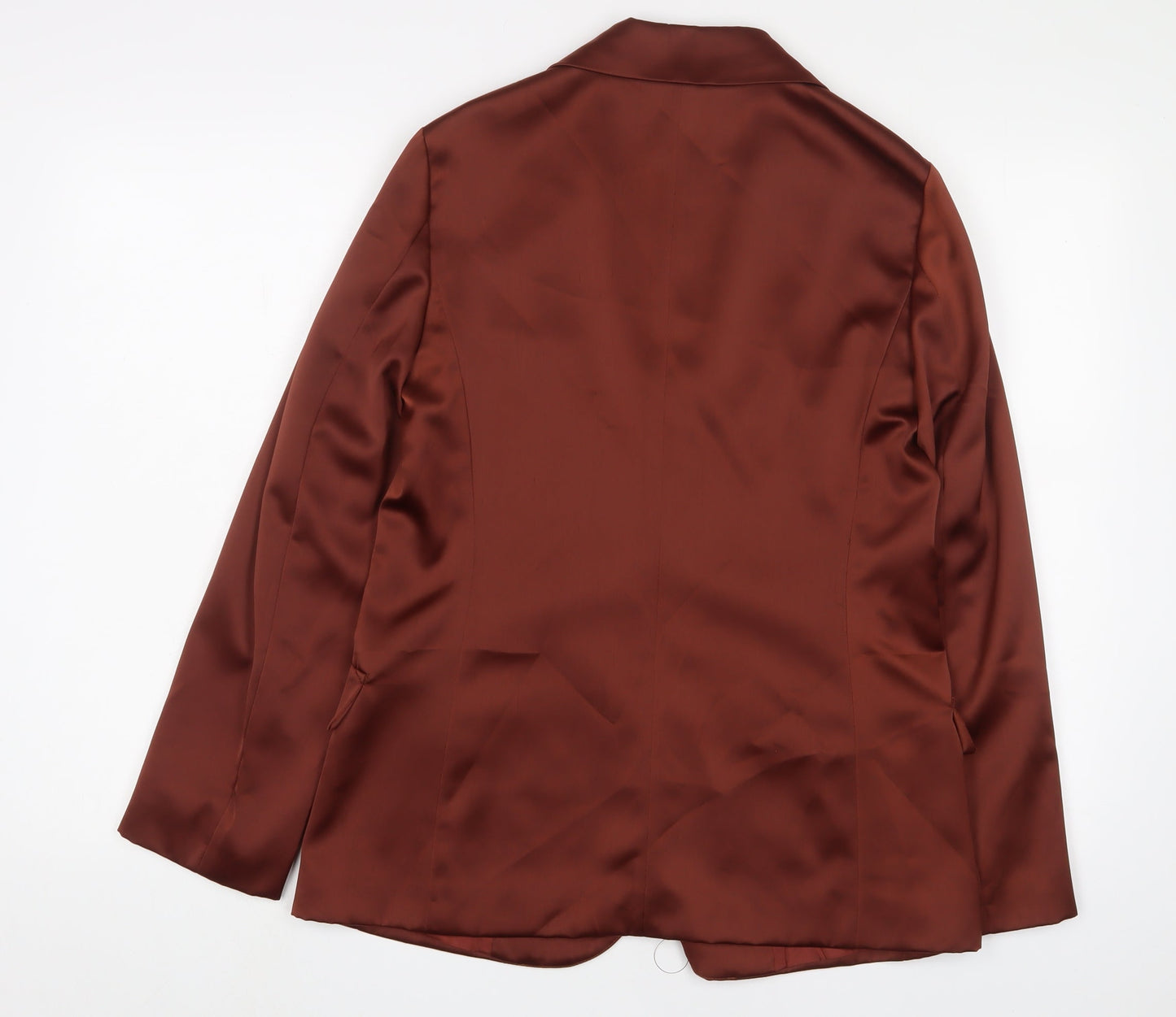 Kartika Women's Brown Satin Blazer Size 16